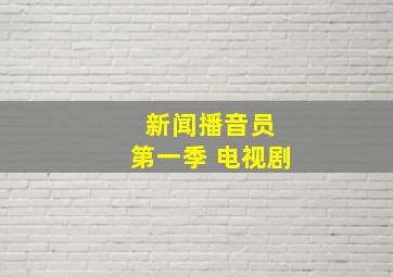 新闻播音员 第一季 电视剧